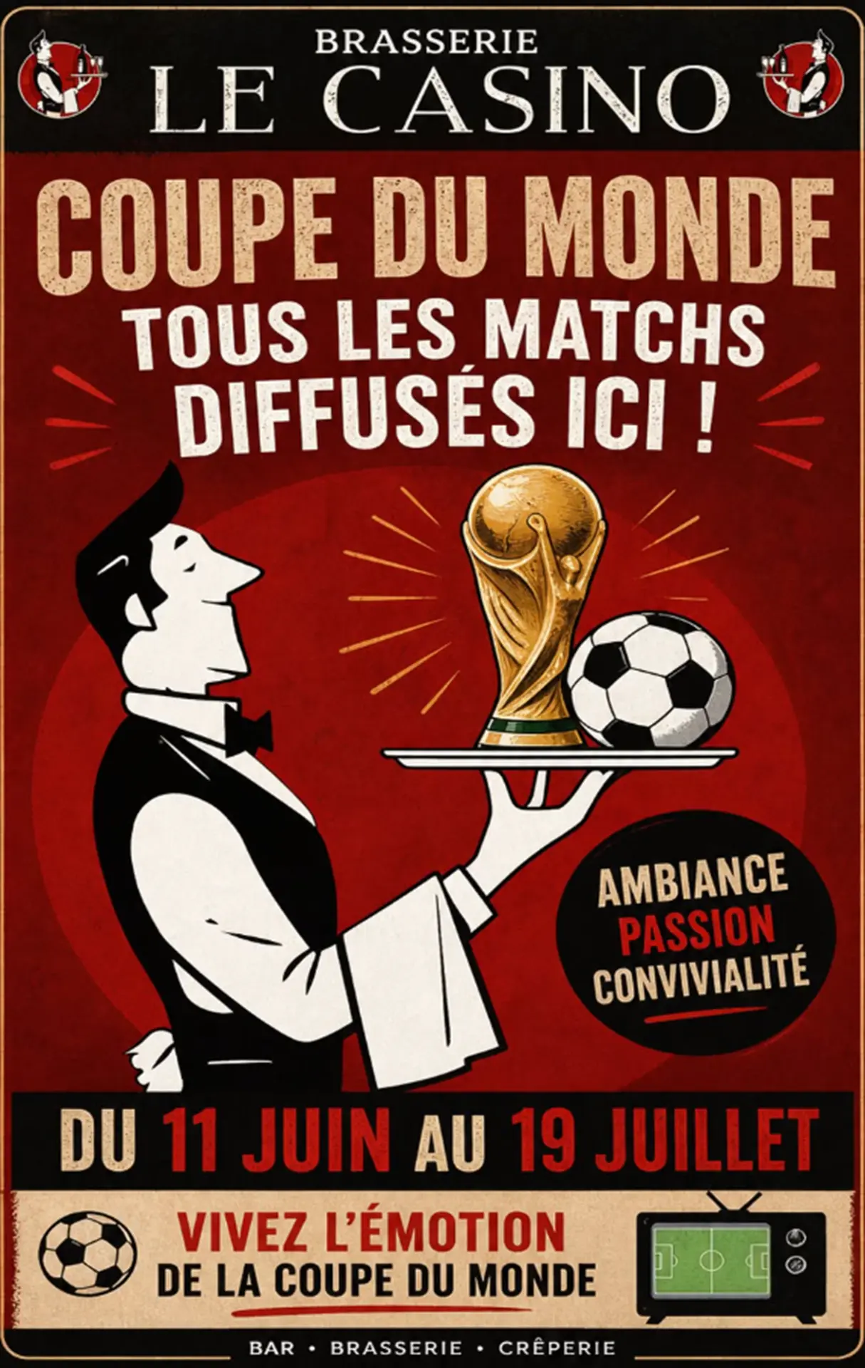 Retransmission des matchs de la Coupe du monde