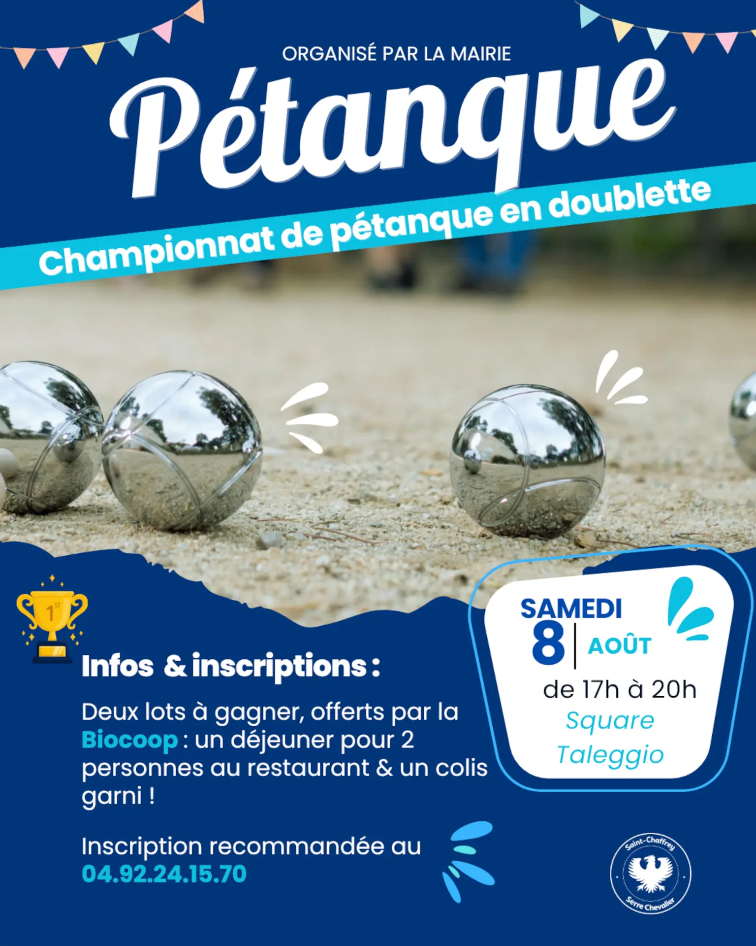 Championnat de pétanque en doublette