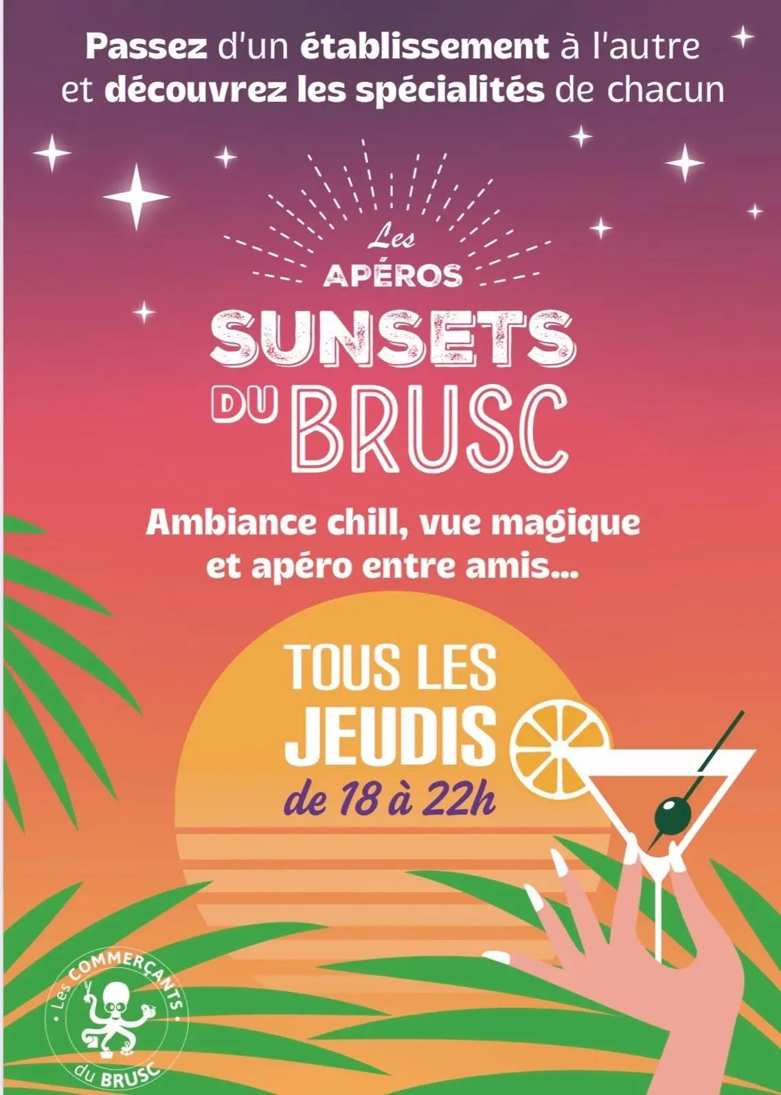 Apéro Sunset du Brusc