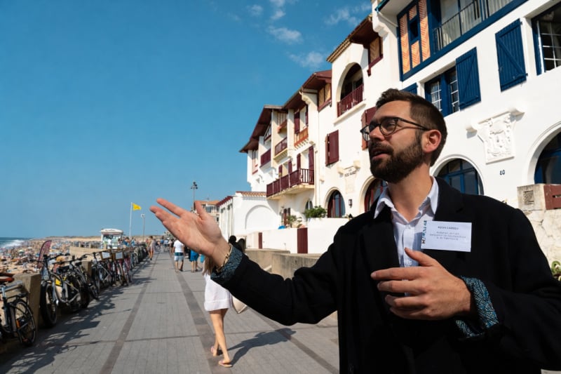 Visite audioguidée - Visite de la Place des Landais d'Hossegor avec Kevin Laussu
