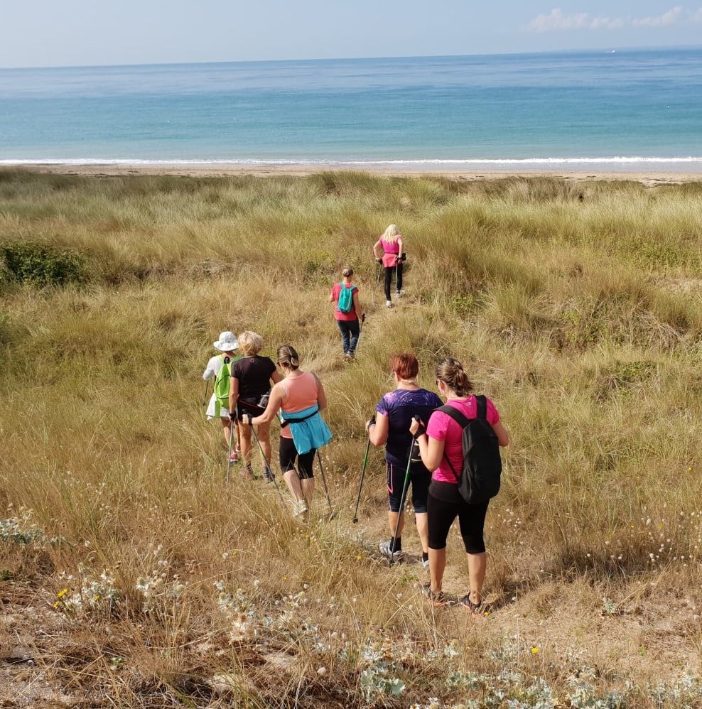 Randonnée marche nordique
