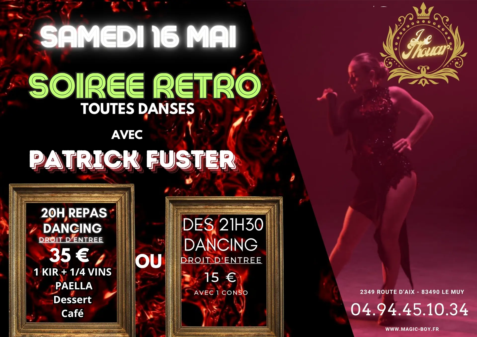 Soirée rétro au Thouar