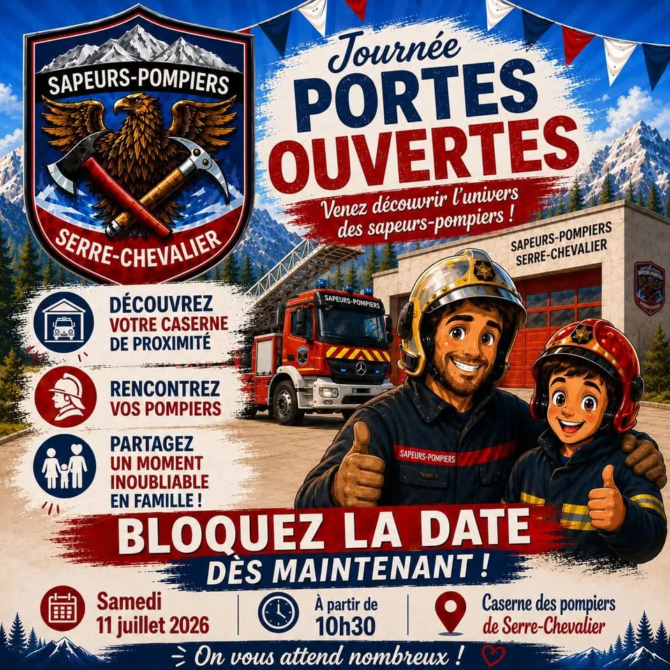 Journée Portes Ouvertes caserne des Pompiers de Serre Chevalier