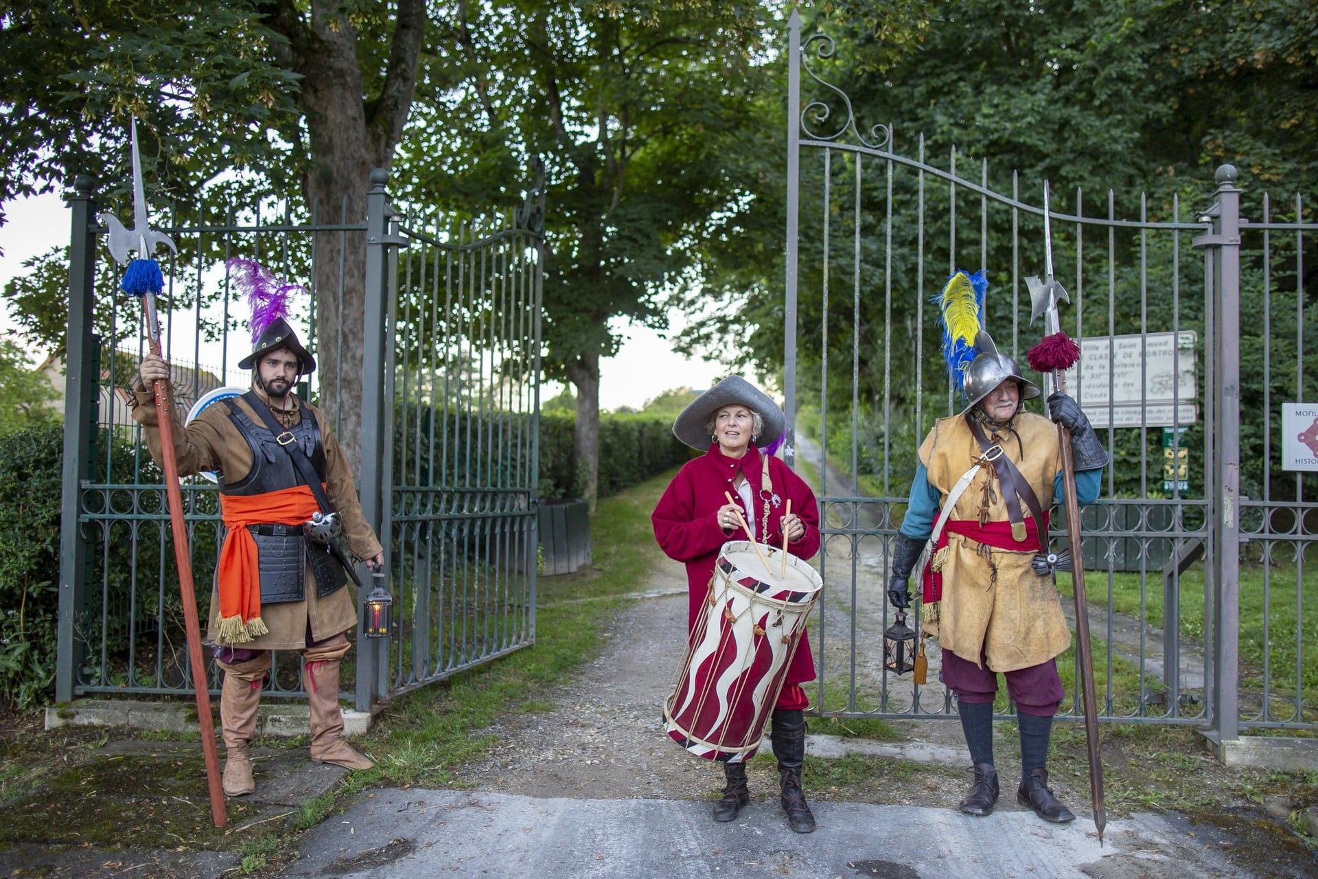 Spectacle historique en nocturne