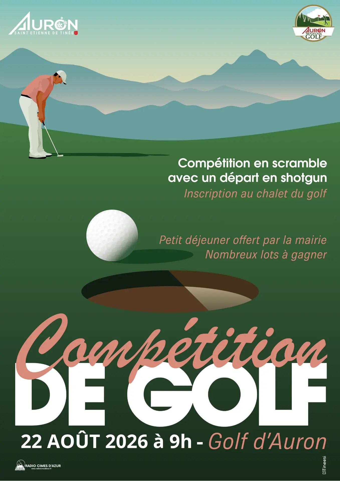 Compétition de golf