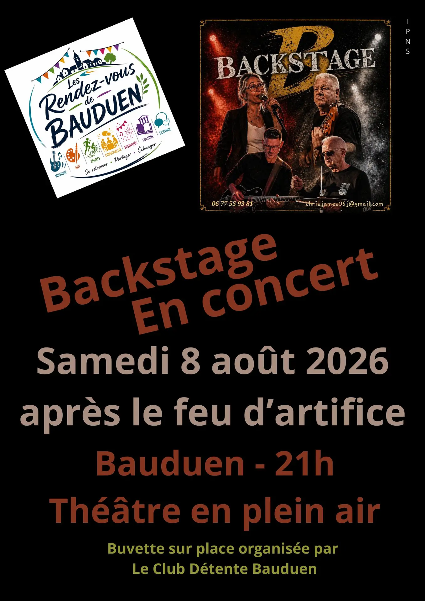 Back Stage en concert