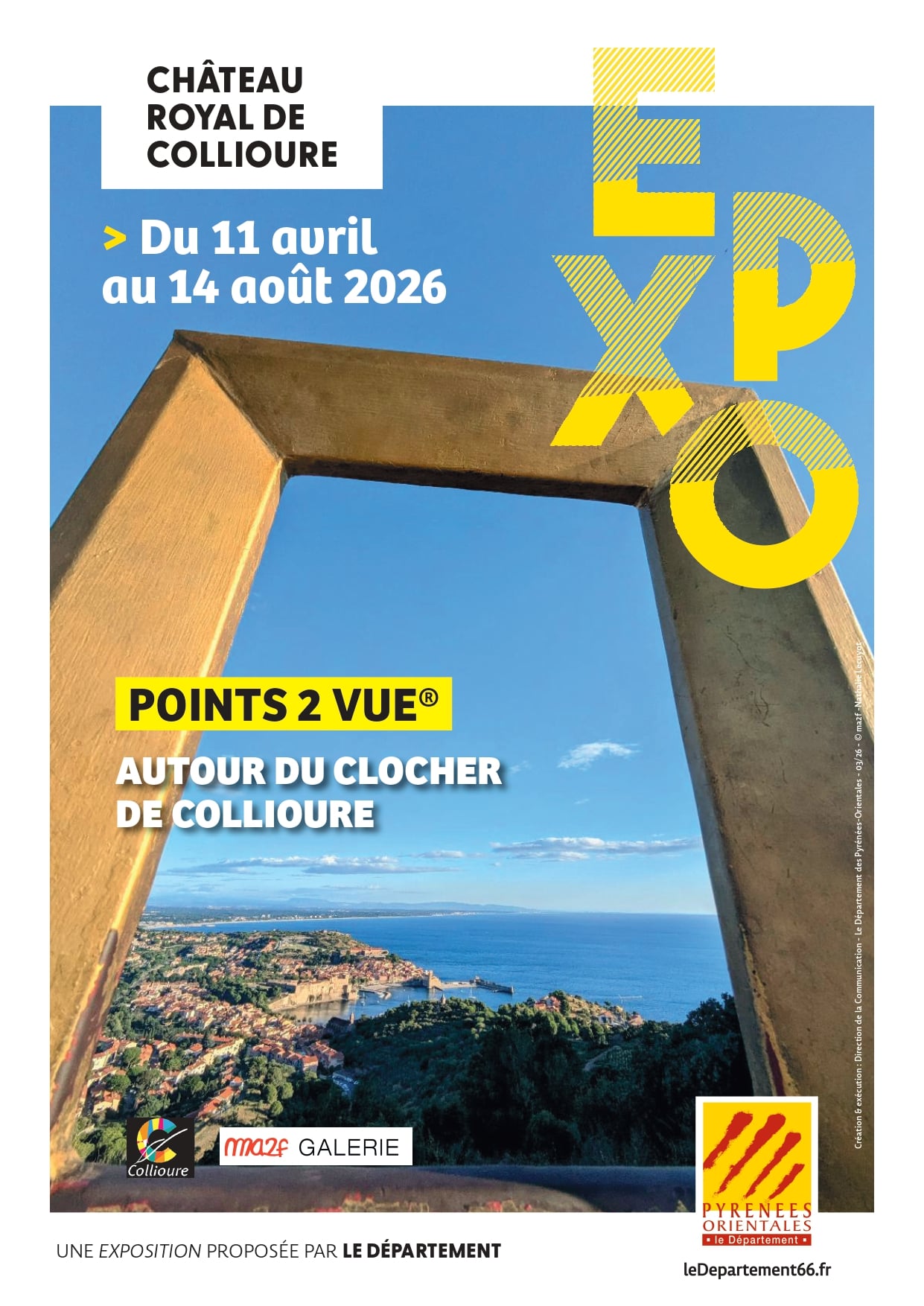 EXPOSITION AUTOUR DU CLOCHER DE COLLIOURE