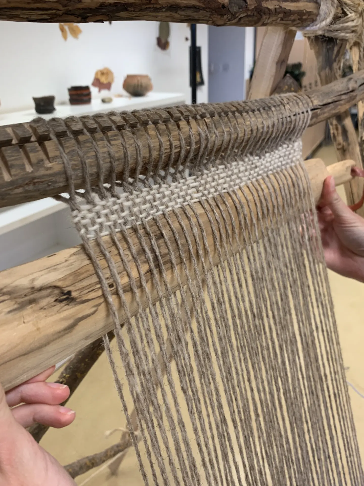 Cet été cap sur la Préhistoire : Atelier Tissage