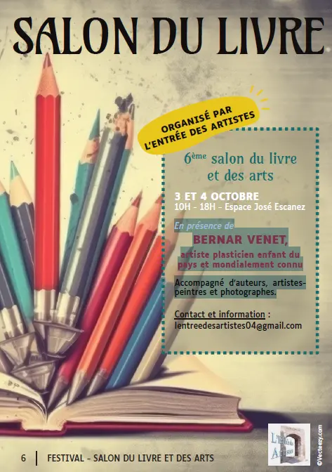 Salon du livre à Château-Arnoux