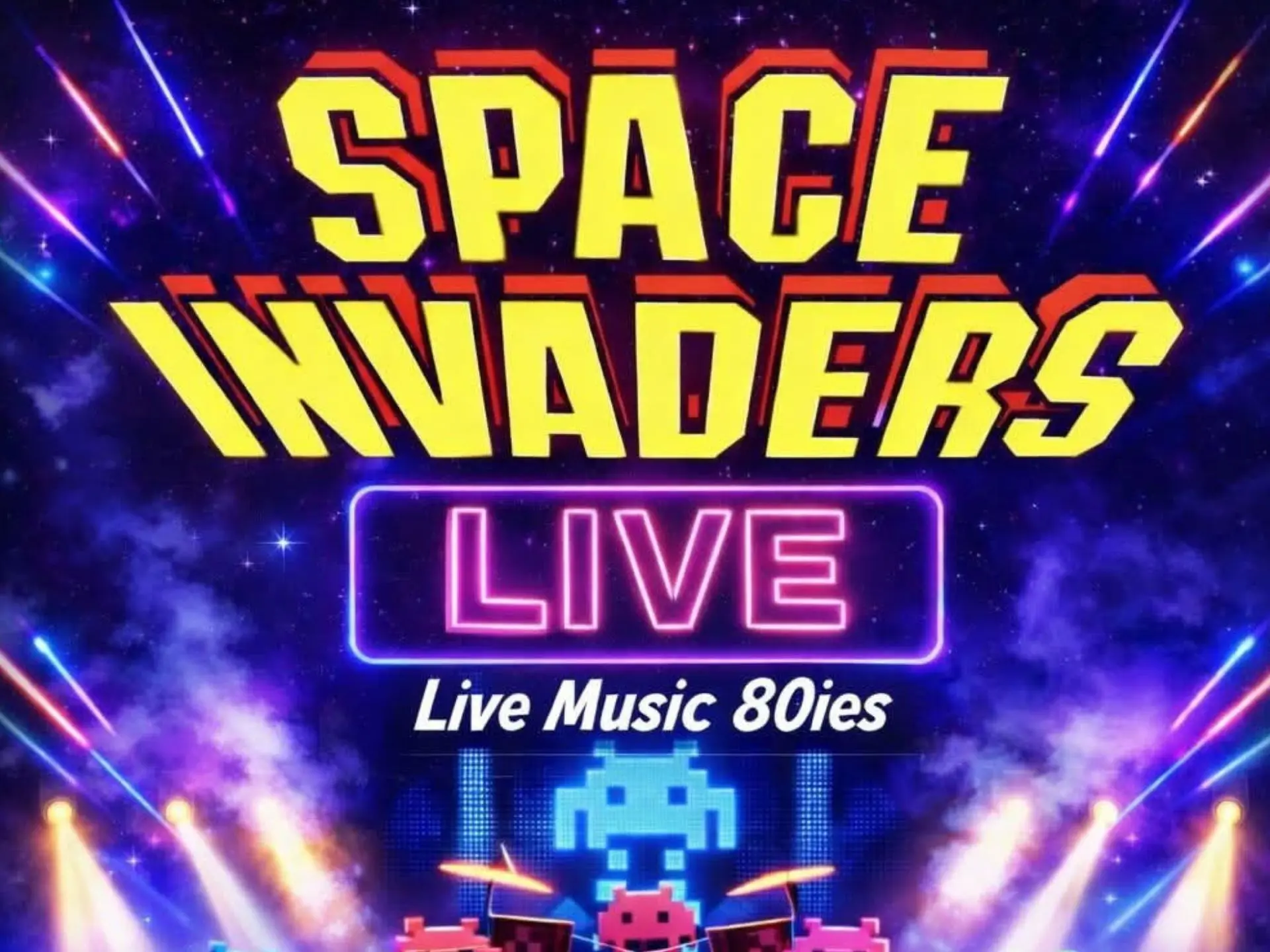 Soirée estivale : space invaders