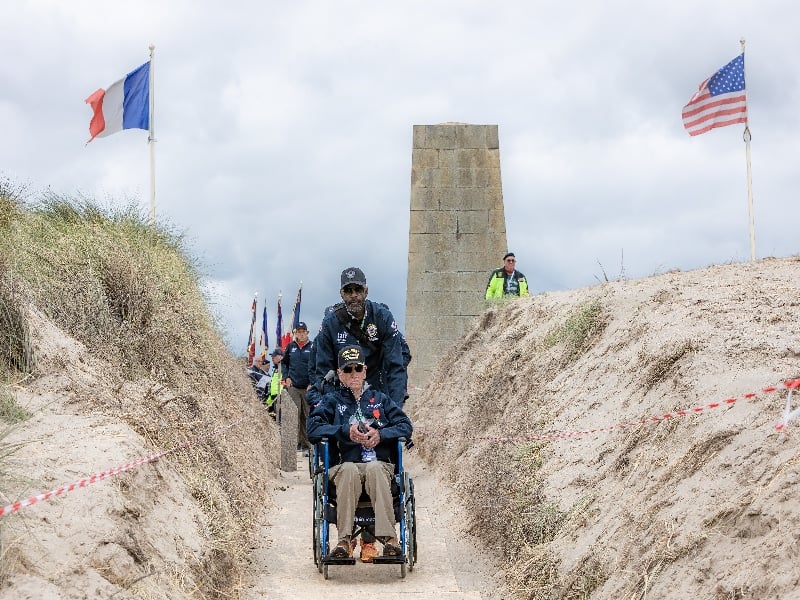 Cérémonie du 82e anniversaire du Débarquement de la 2e DB