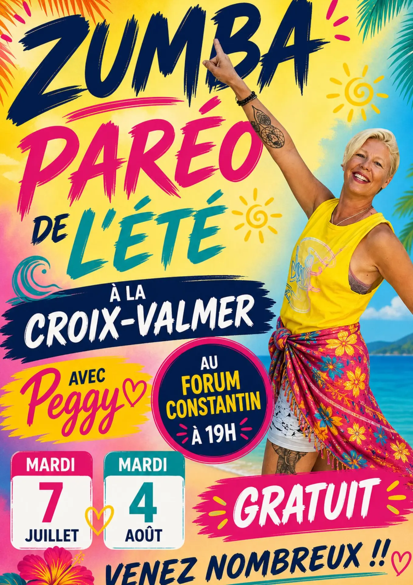 Soirée d'été : Zumba Party Family avec Peggy