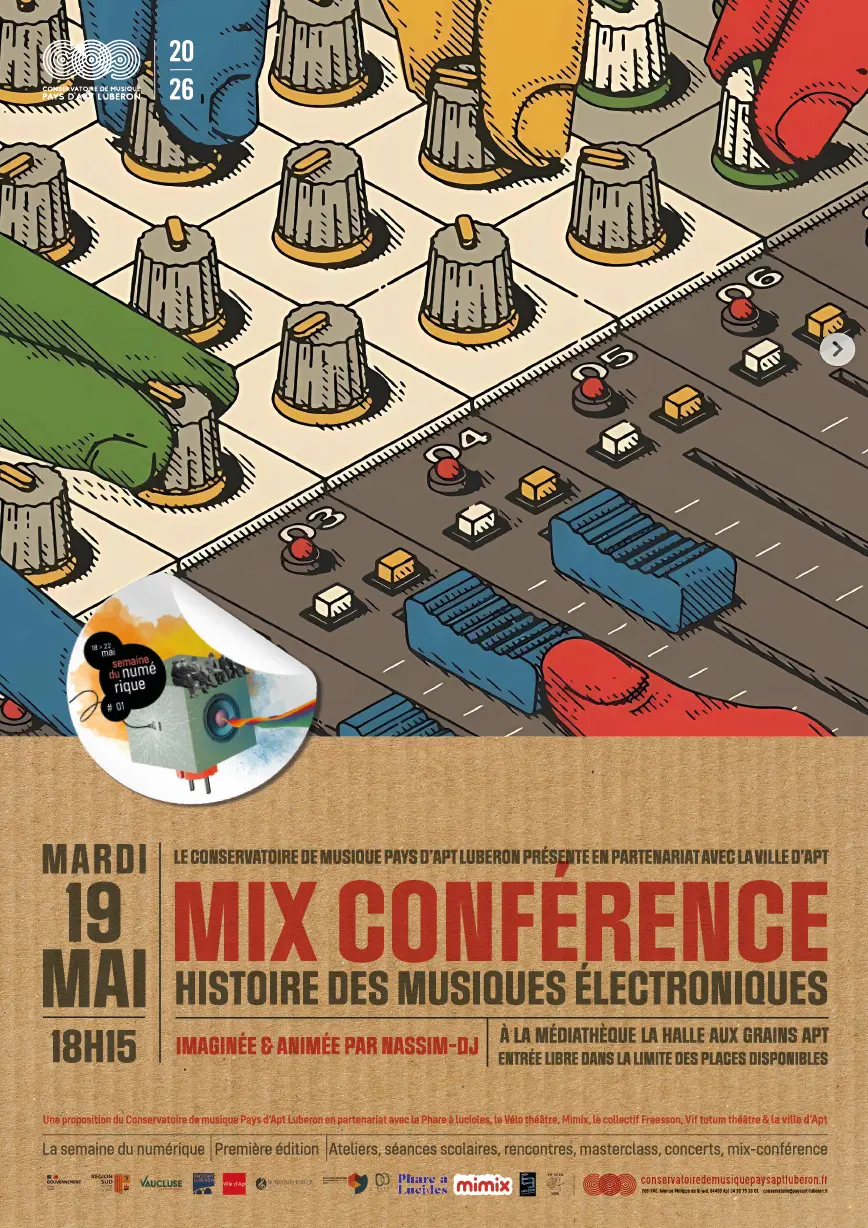 Mix conférences histoire des musiques électriques