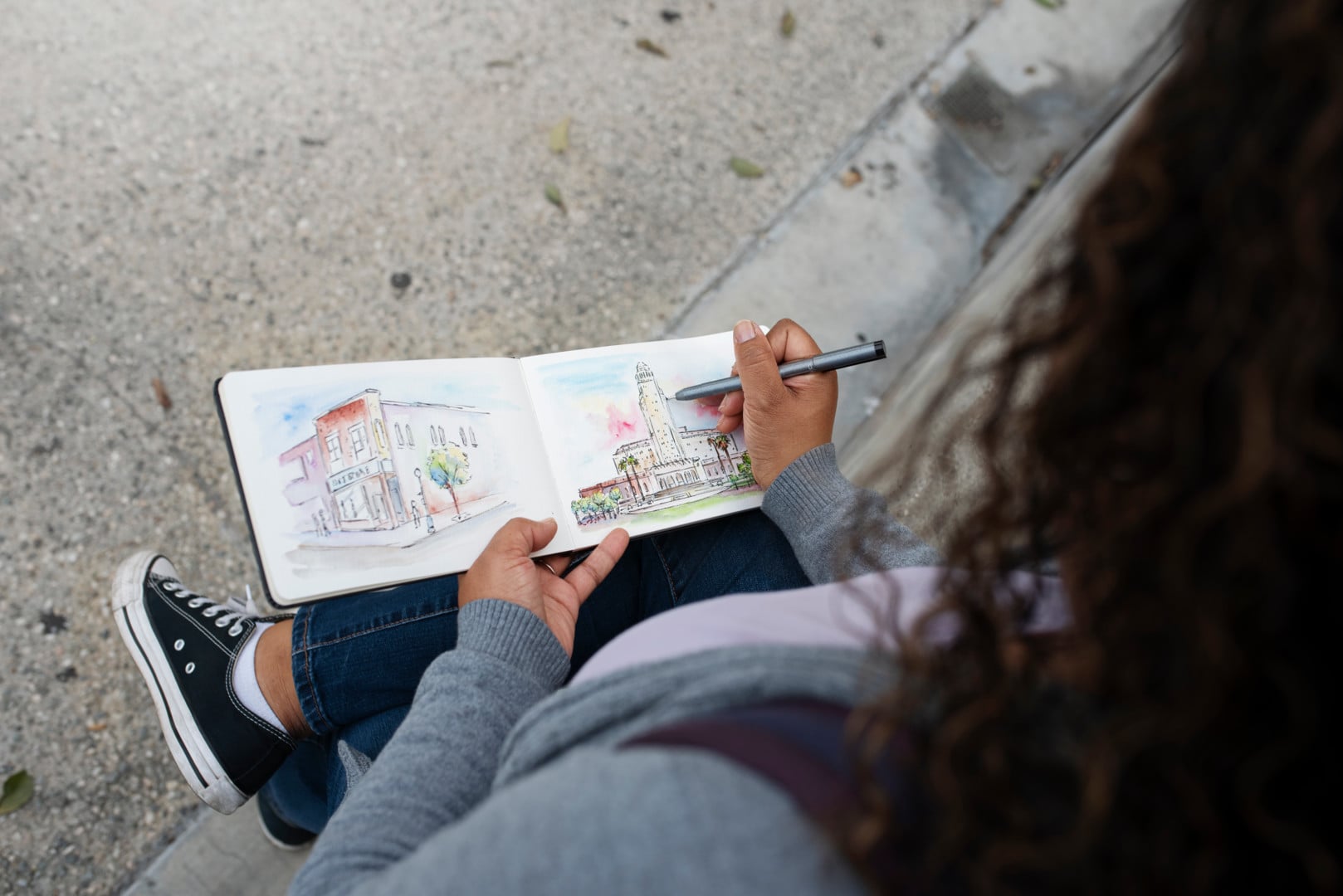 Croquis en balade à Binic
