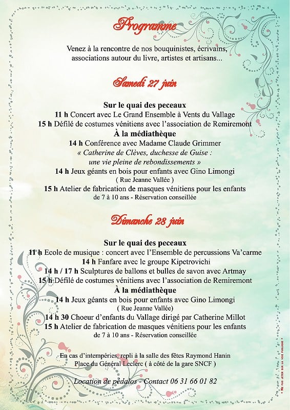 Le quai des bouquinistes à Joinville