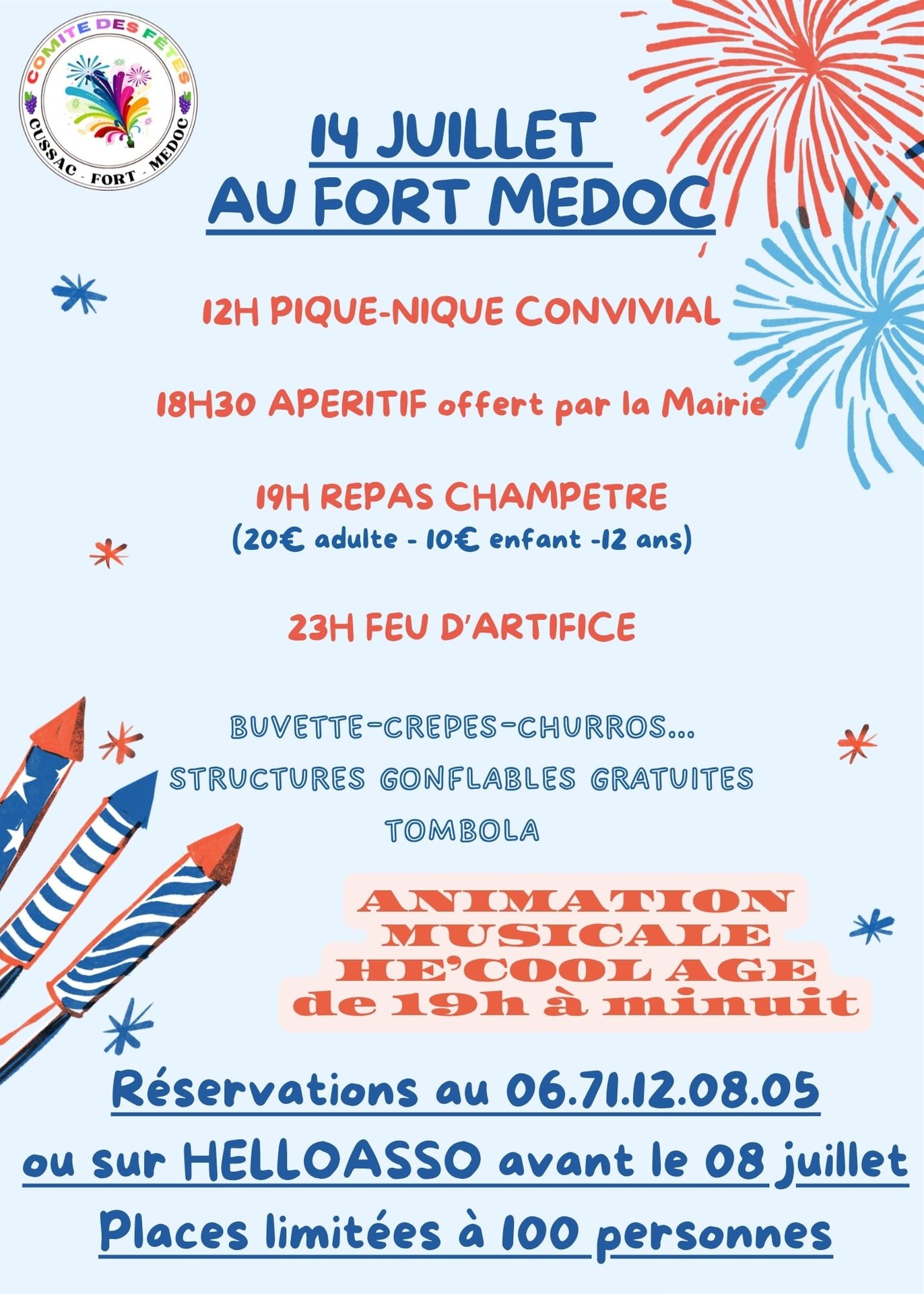 Repas Champêtre du 14 juillet