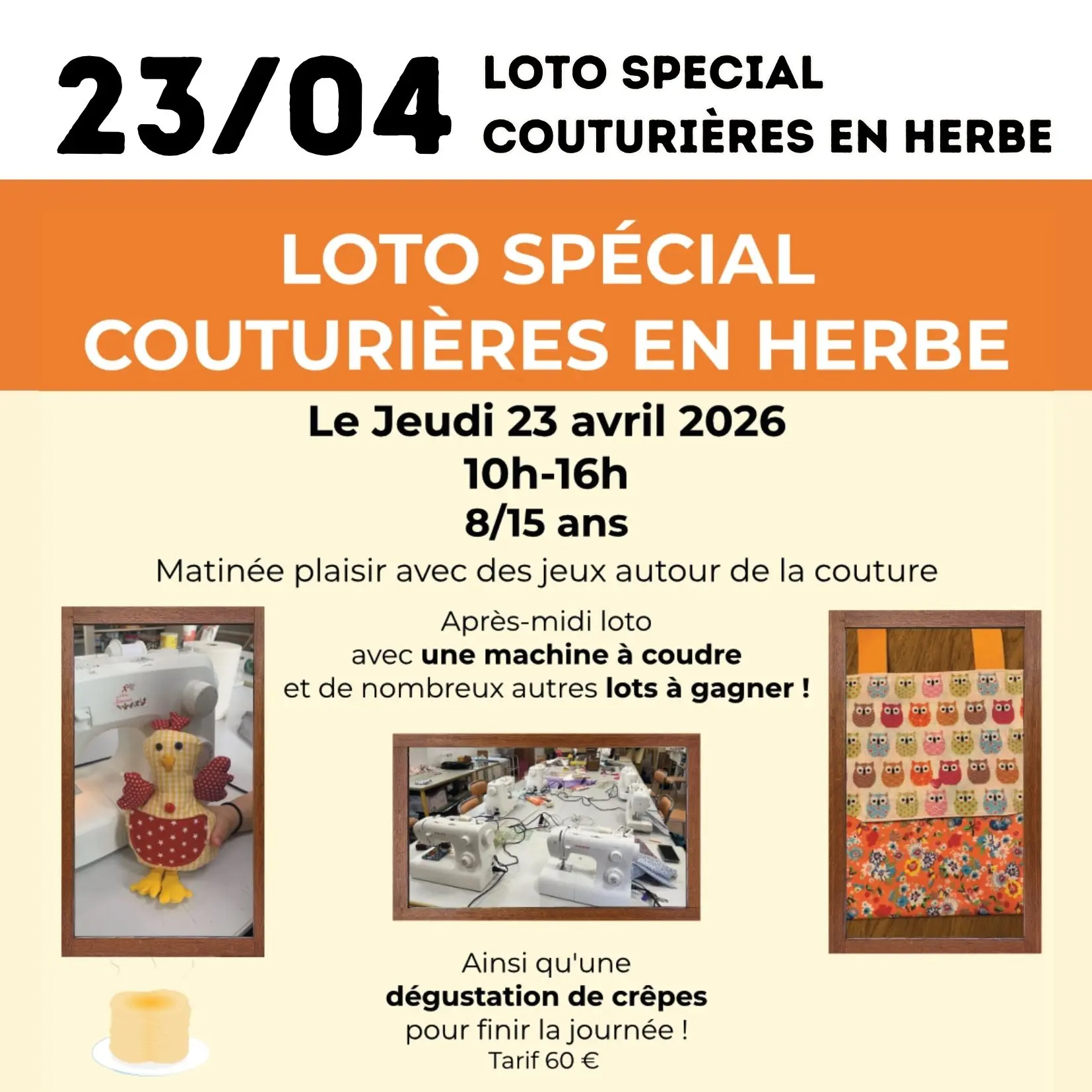 Loto spécial couturières en herbe