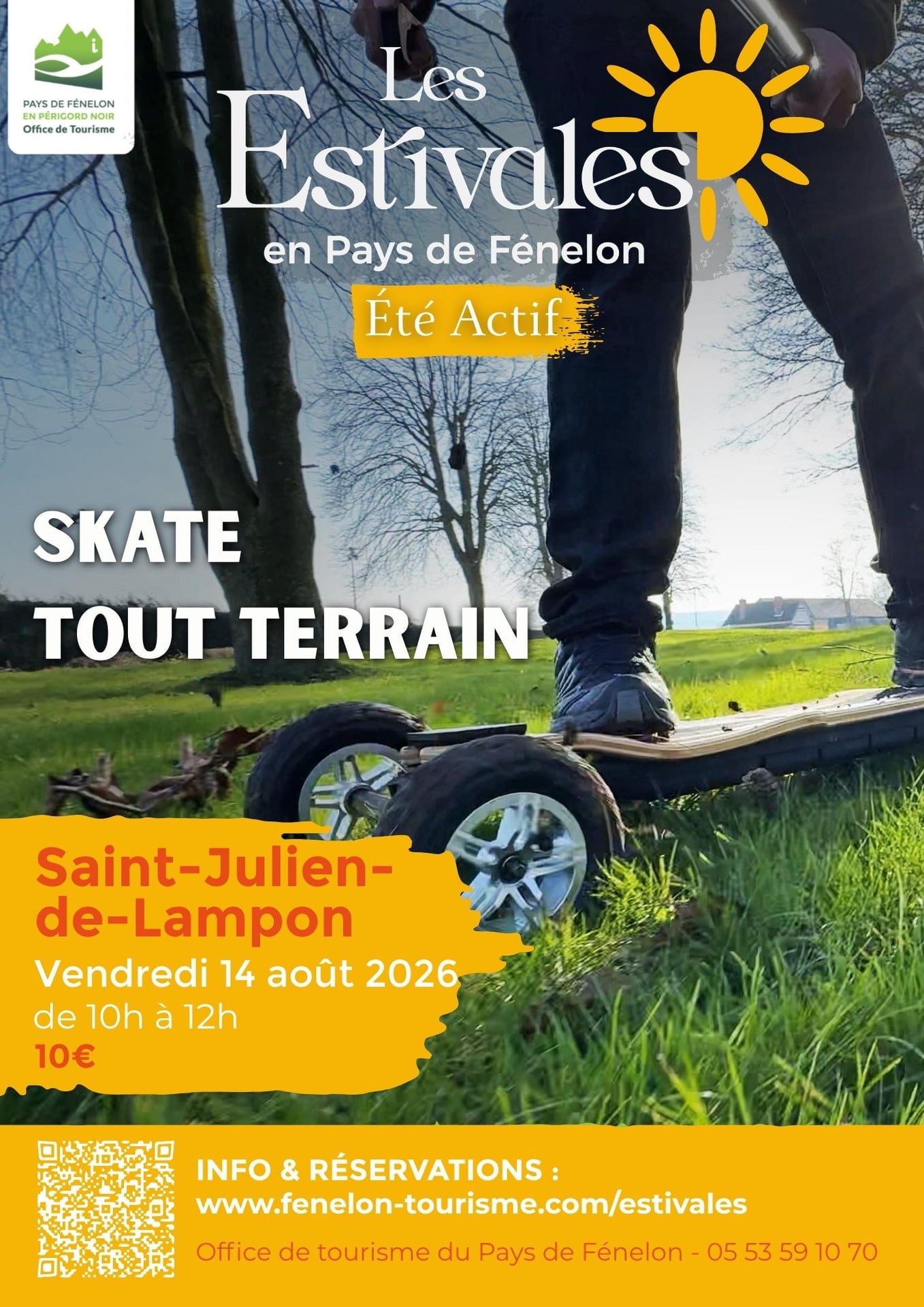 ÉTÉ ACTIF : Skate tout-terrain à Saint-Julien-de-Lampon