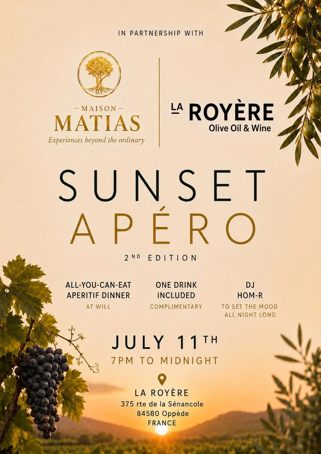 Sunset apéro