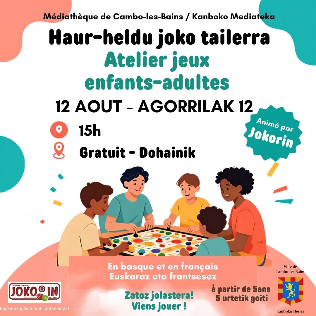Atelier jeux enfants-adultes