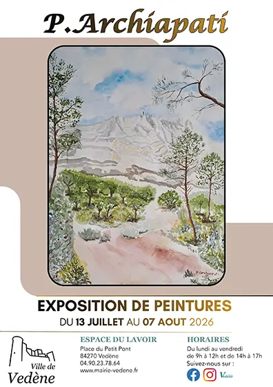 Exposition de peinture de Pierrette Archiapati