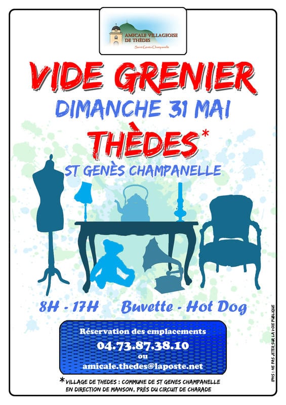 15ème vide grenier de Thèdes
