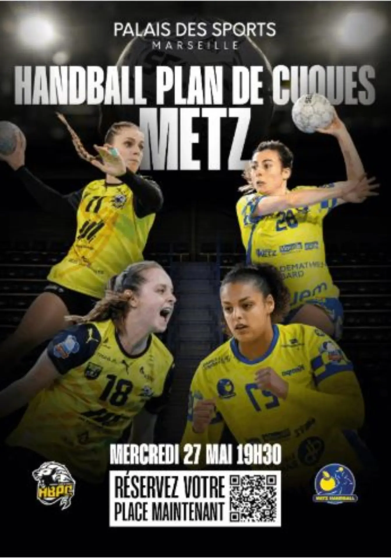 Handball Plan-de-Cuques contre Metz