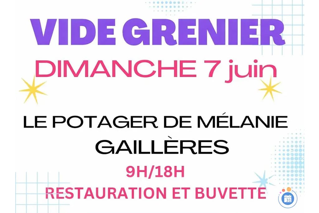 Vide grenier dans la nature