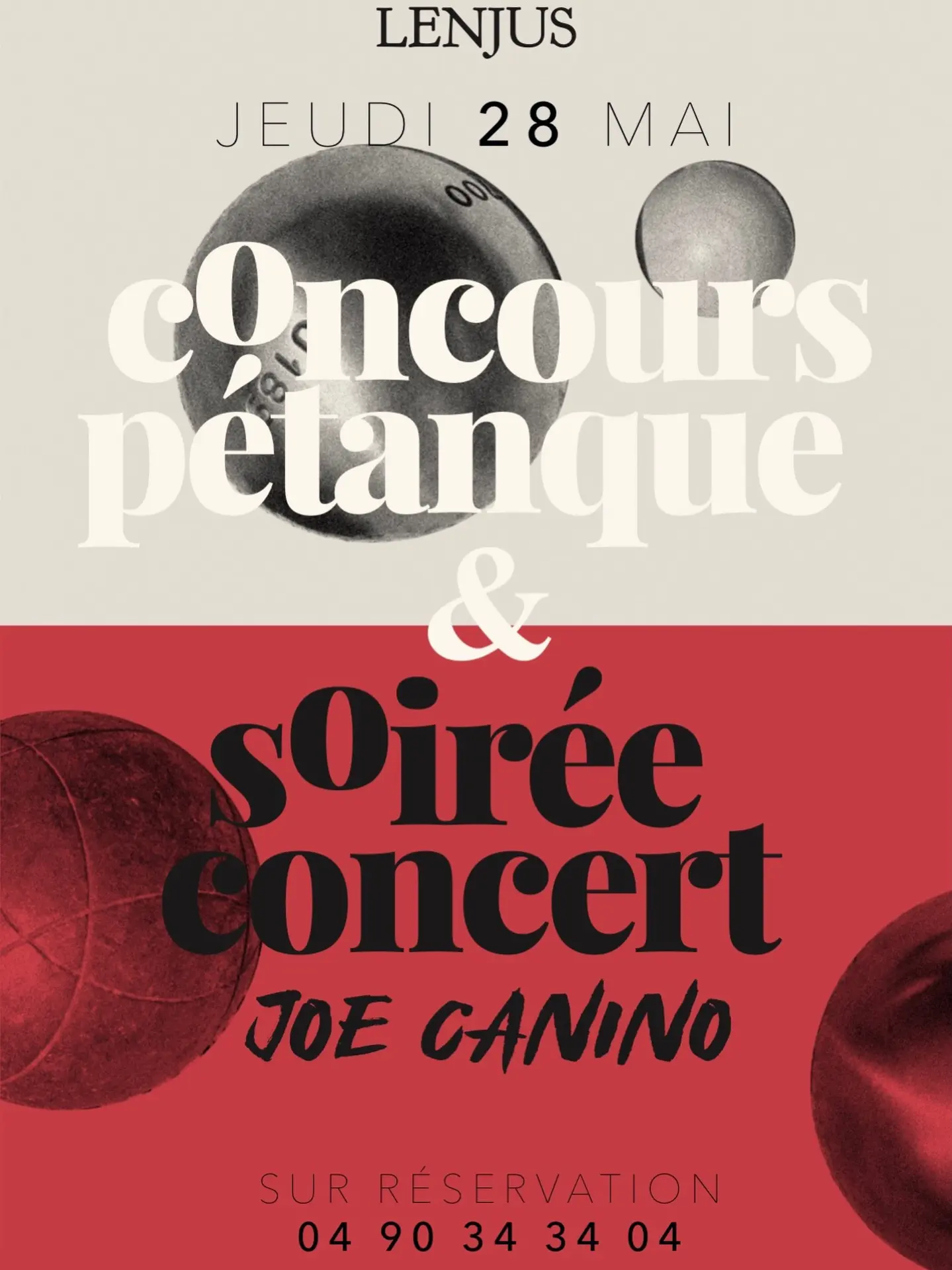 Soirée pétanque et concert à Lenjus