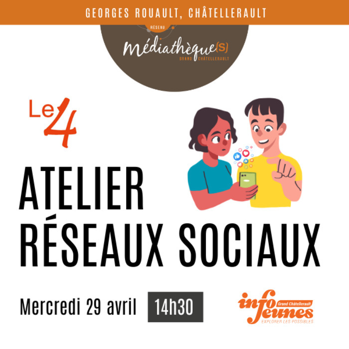 Atelier numérique : réseaux sociaux