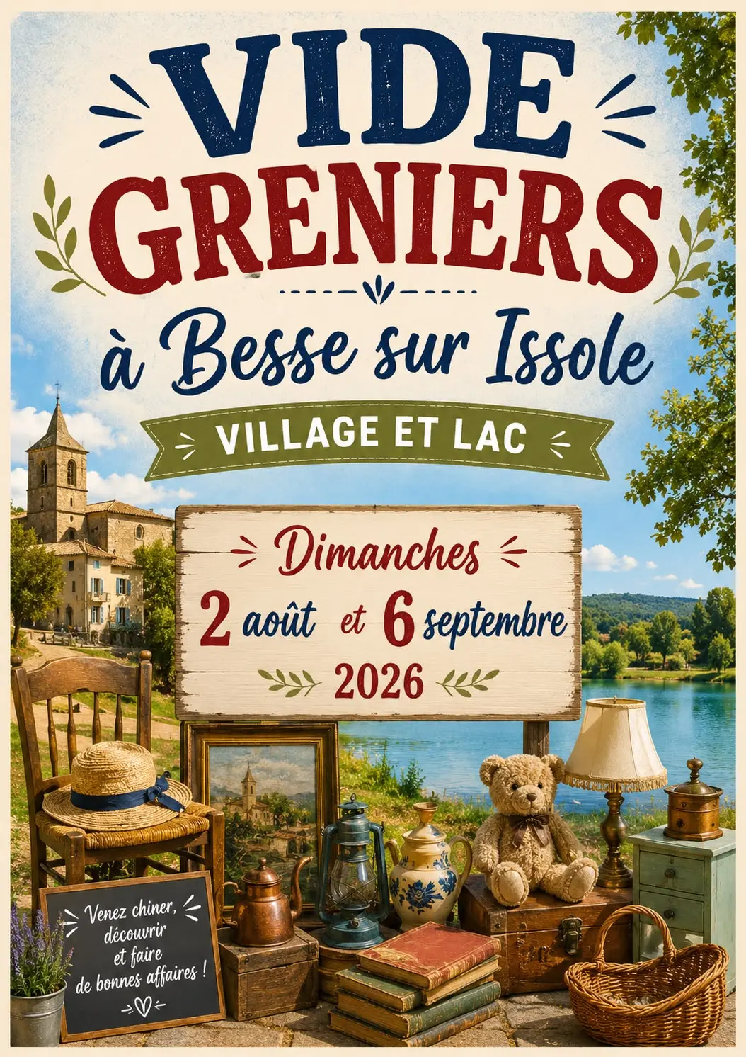 Vide grenier à Besse s/Issole