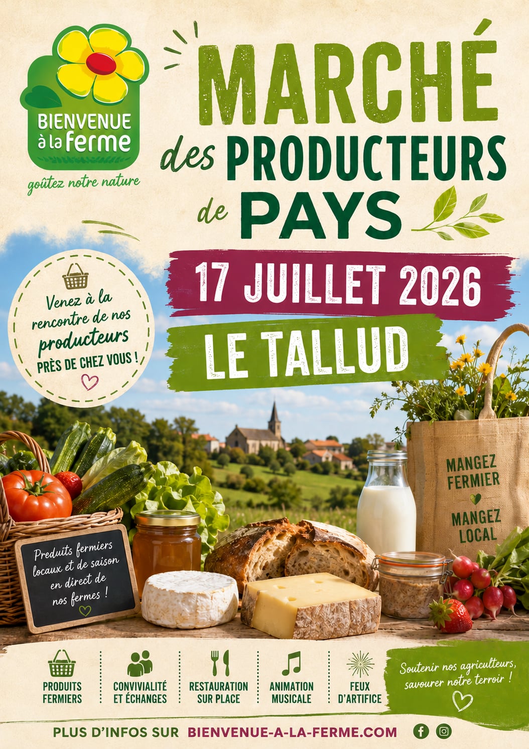 La Grande tablée - Marché des producteurs de pays de Le Tallud