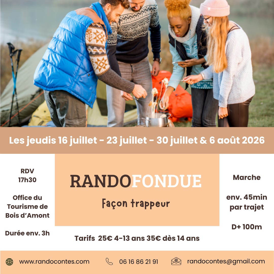 RandoFondue façon trappeur