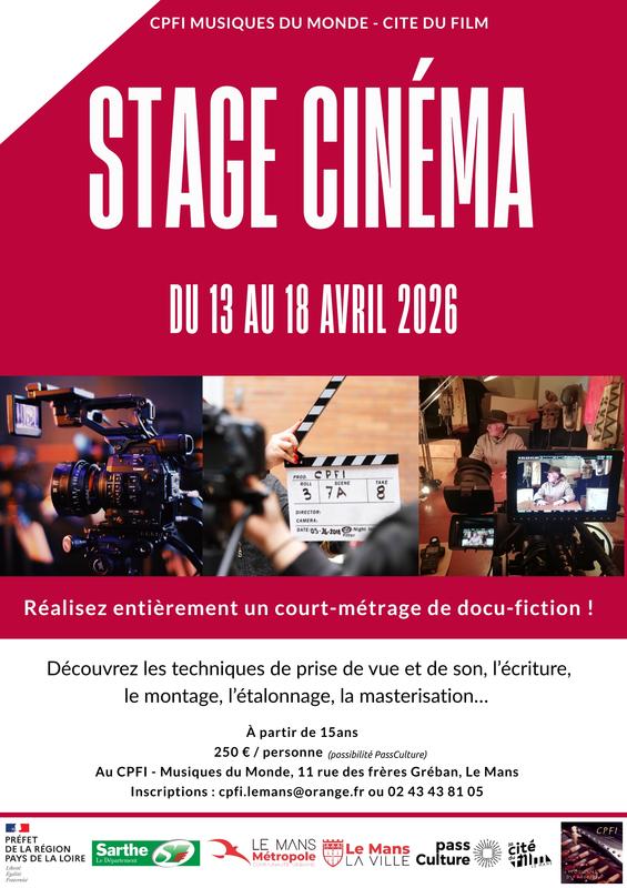Stage de réalisation cinématographique