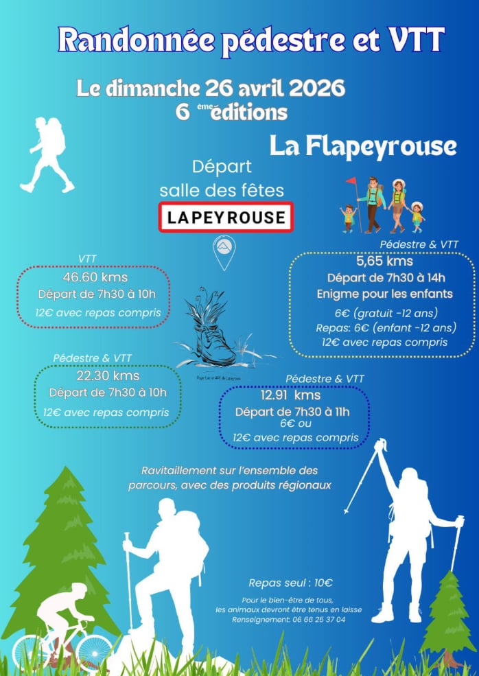 Randonnée La Flapeyrouse