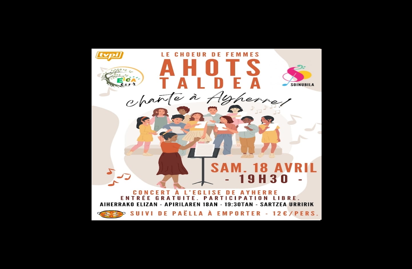 Concert avec le groupe Ahotz