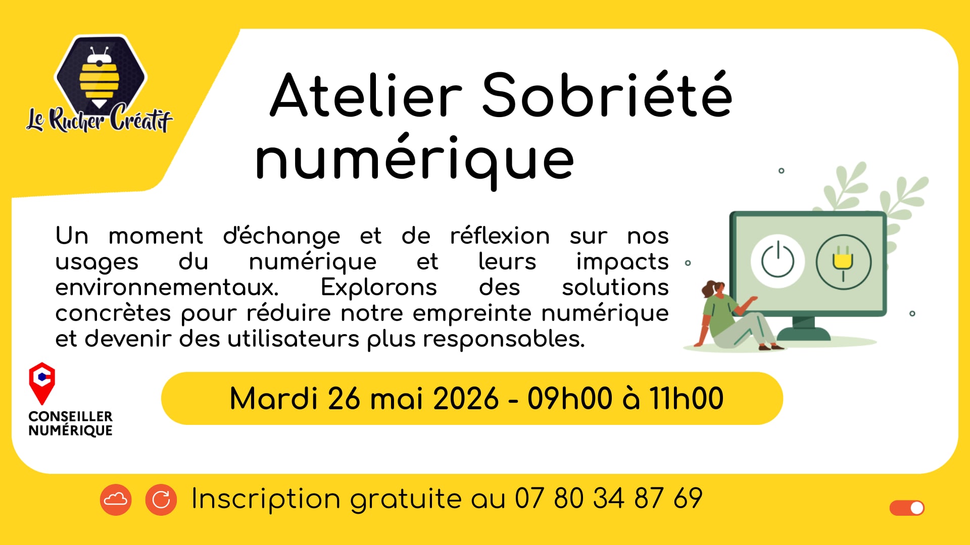 Atelier "Sobriété numérique"