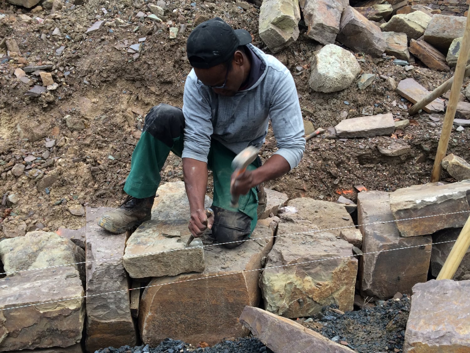 Atelier d'initiation à la construction en pierre sèche