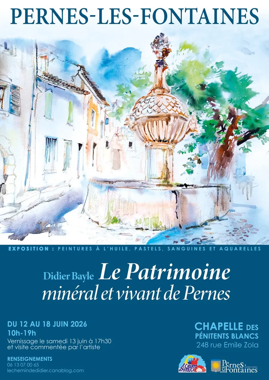 Exposition de peintures : Le patrimoine minéral et vivant de Pernes