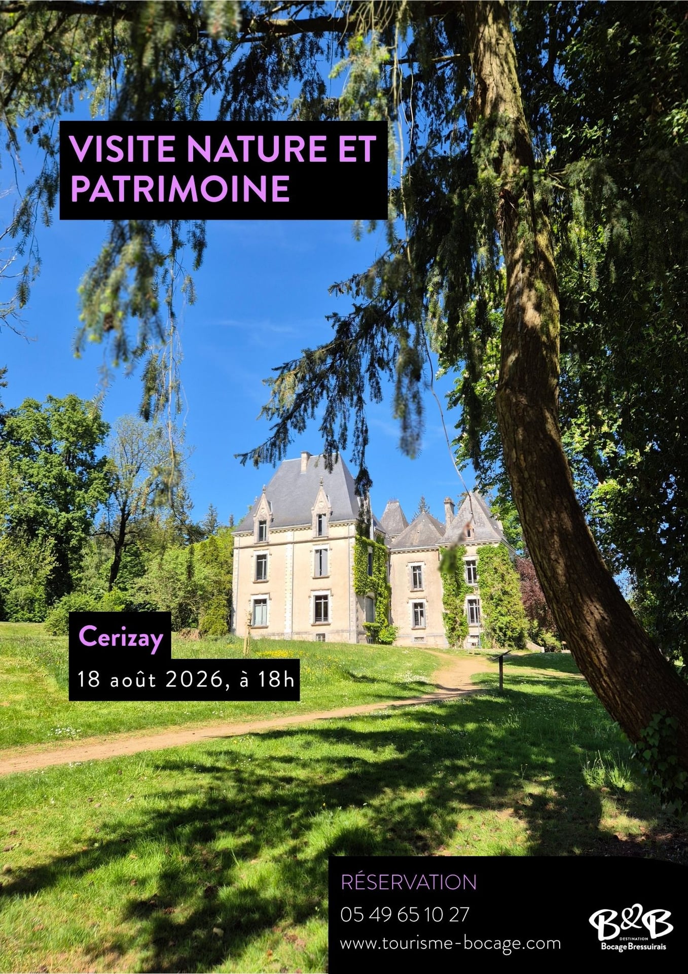 Visites nature et patrimoine - Le bourg: entre reconstruction et parcs arborés