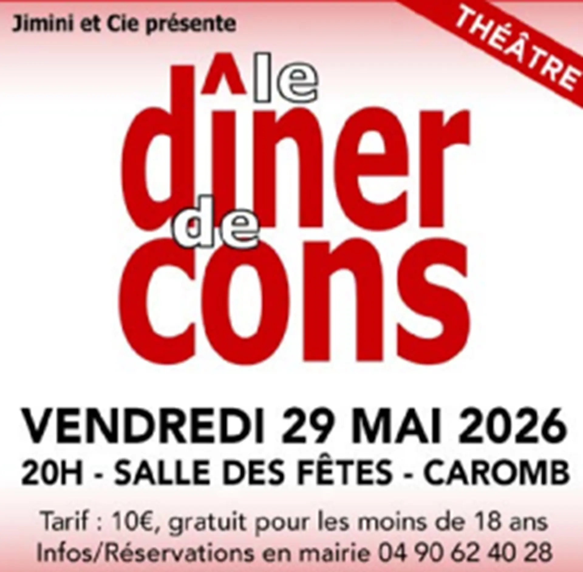 Théâtre : Le dîner de cons