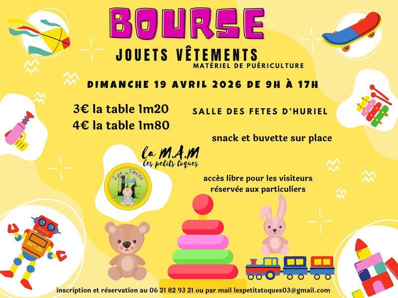Bourse aux jouets - puériculture