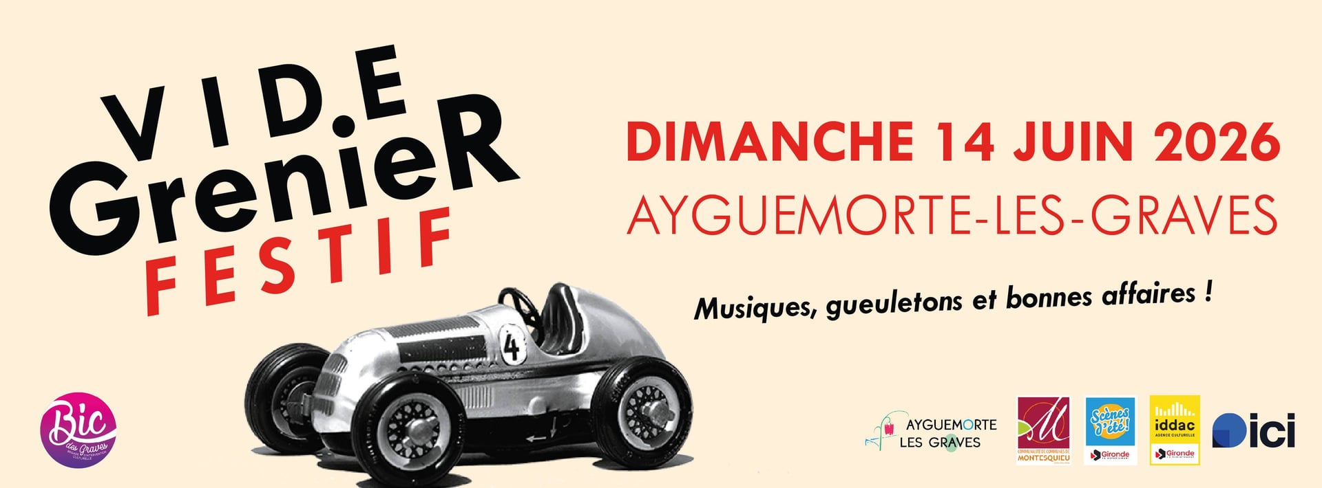 Vide grenier festif de la BIC