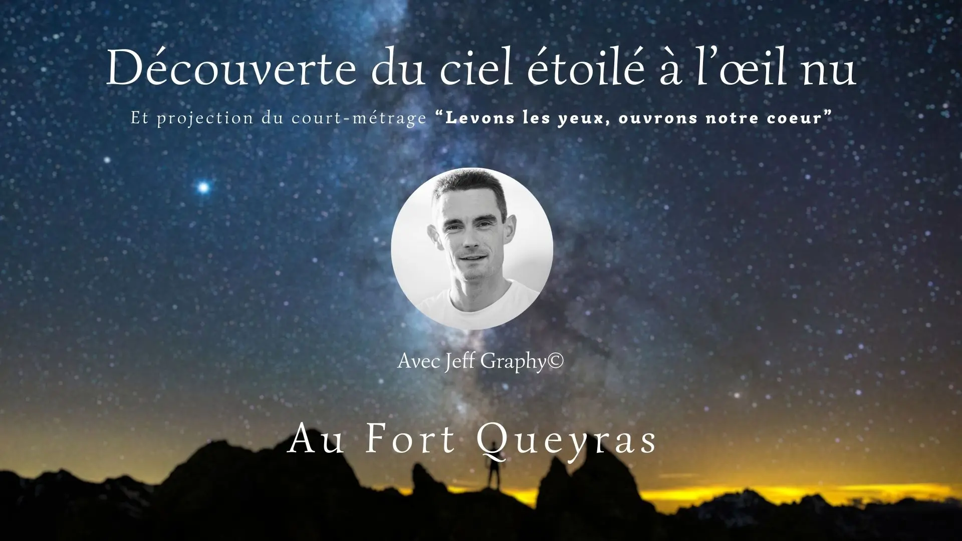 Découverte du ciel étoilé à l'œil nu