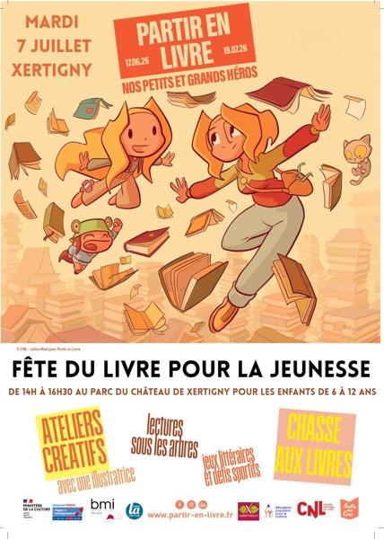 Fête du livre - animations et activités - "Partir en livre"