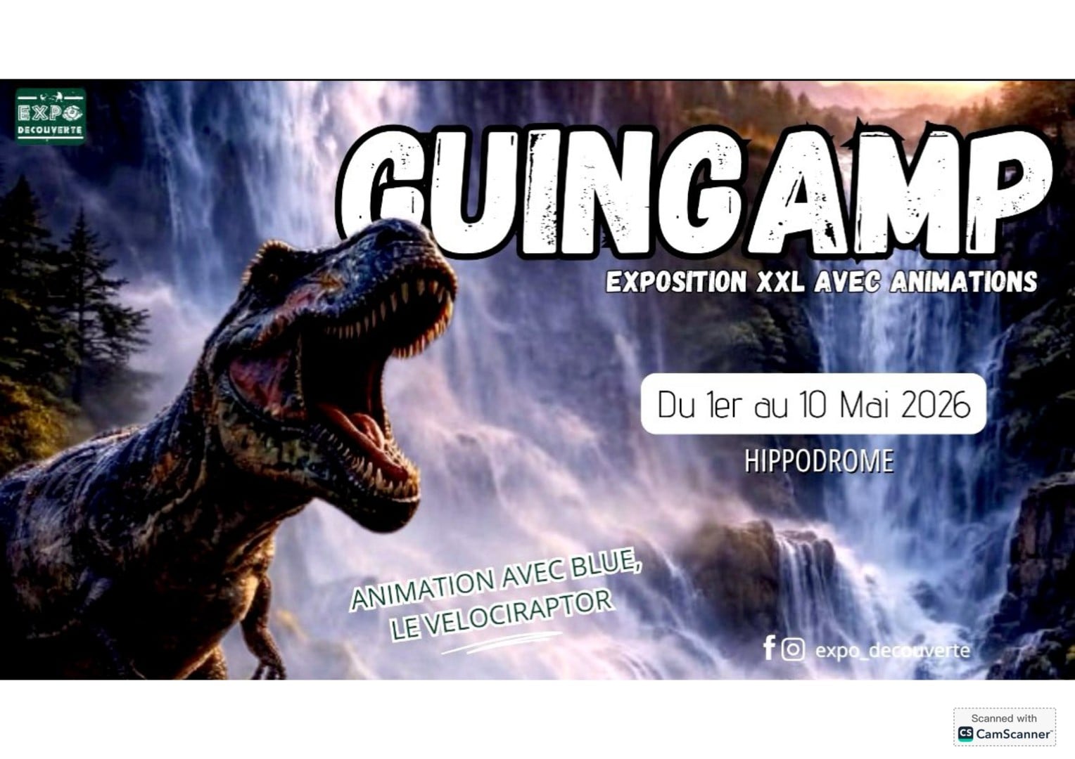 Exposition découverte de l’histoire des Dinosaures
