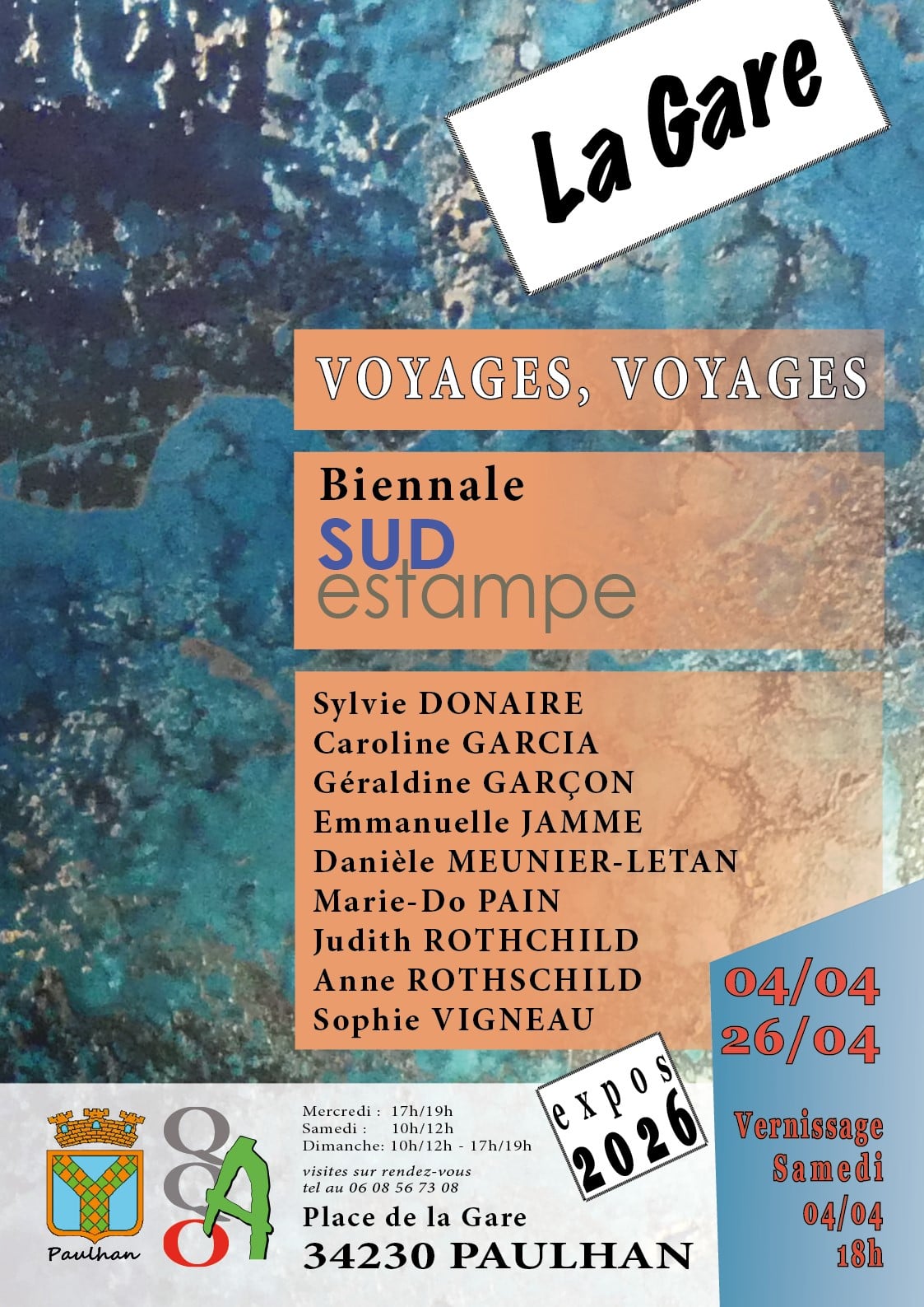 EXPOSITION "VOYAGES, VOYAGES"