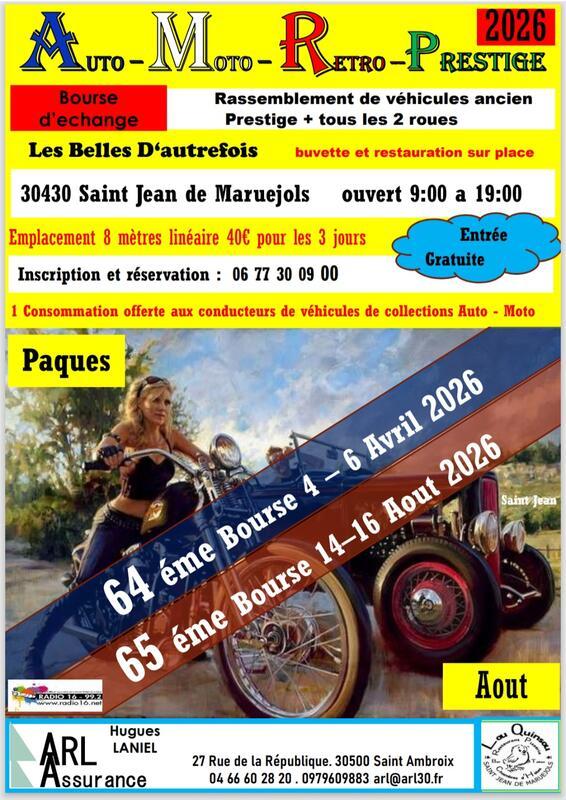 Bourse auto, moto rétro