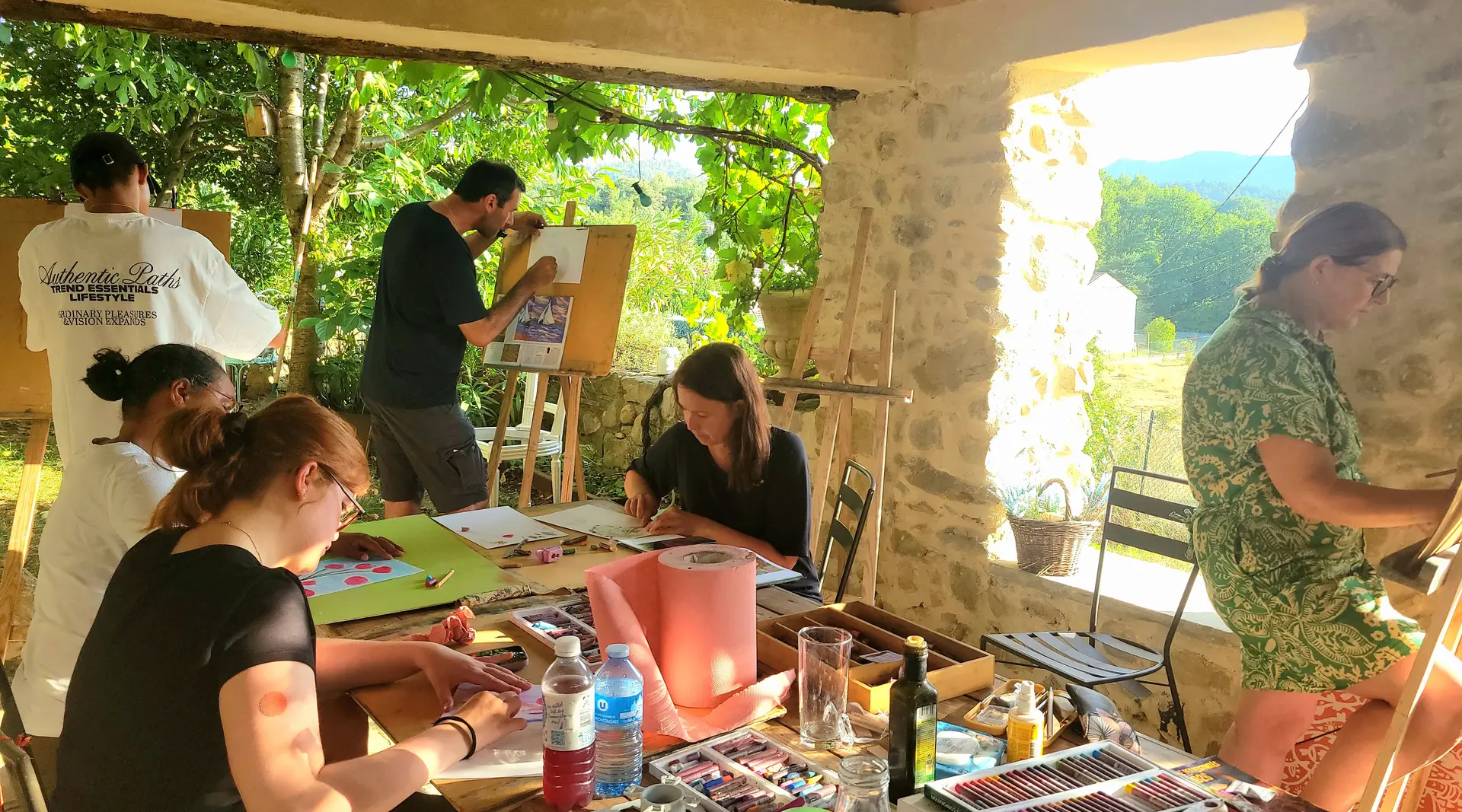 Portes-ouvertes de l'Atelier La Vie en Couleur
