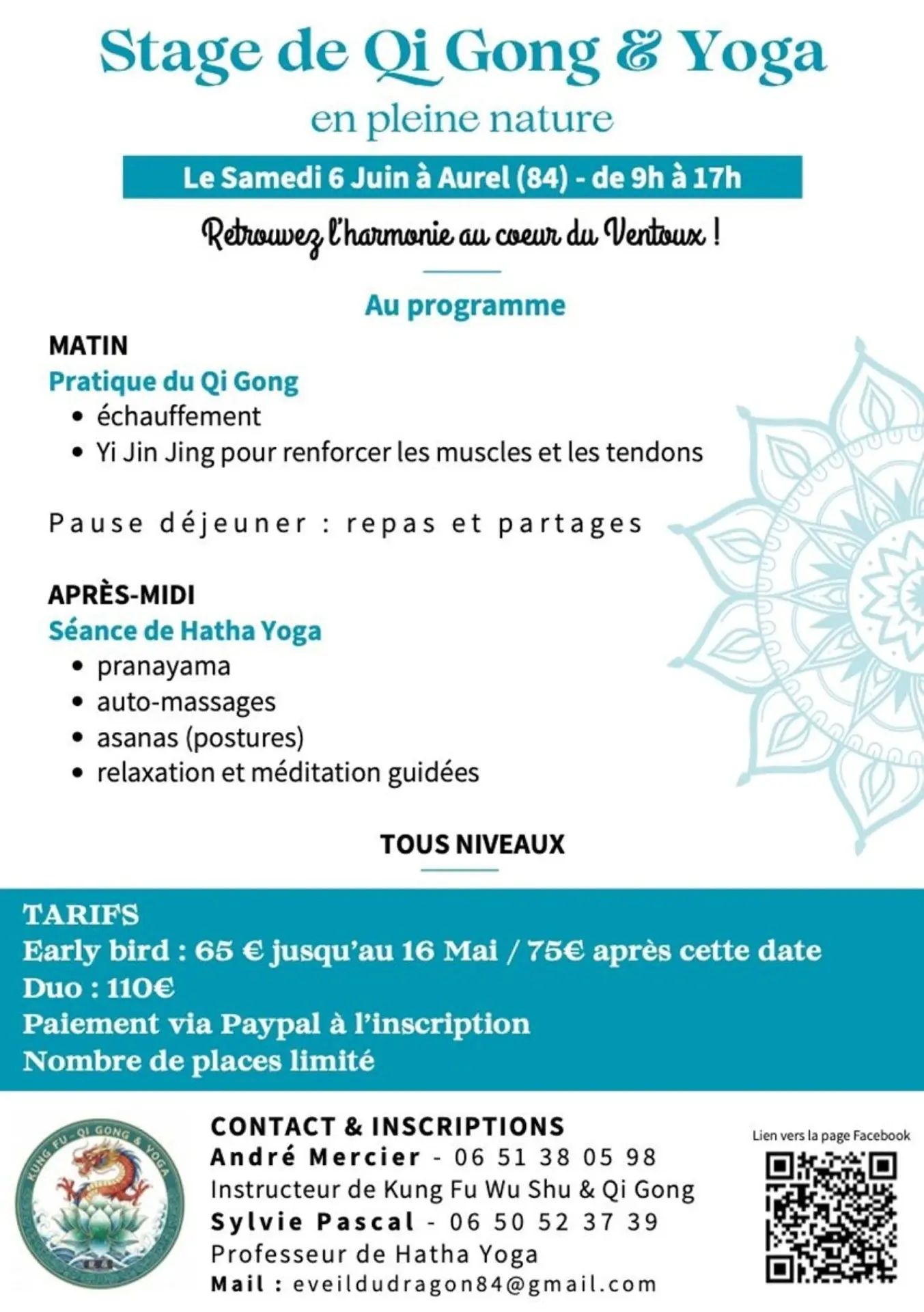 Stage de Qi-Gong & Yoga